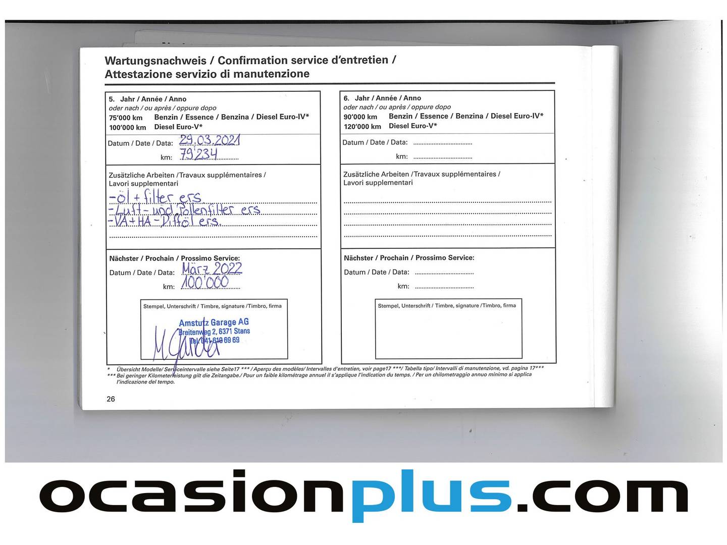 Foto del mantenimiento del SsangYong Rodius SsangYong Rodius 2.0 e-Xdi Limited 4x4 Auto (155 CV) 7 Plazas