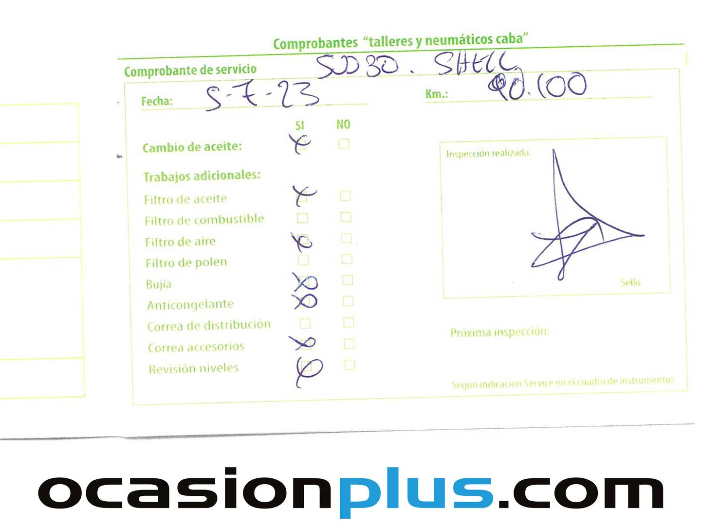 Foto del mantenimiento del Citroën C3 Citroën C3 PureTech 82 Origins (82 CV)