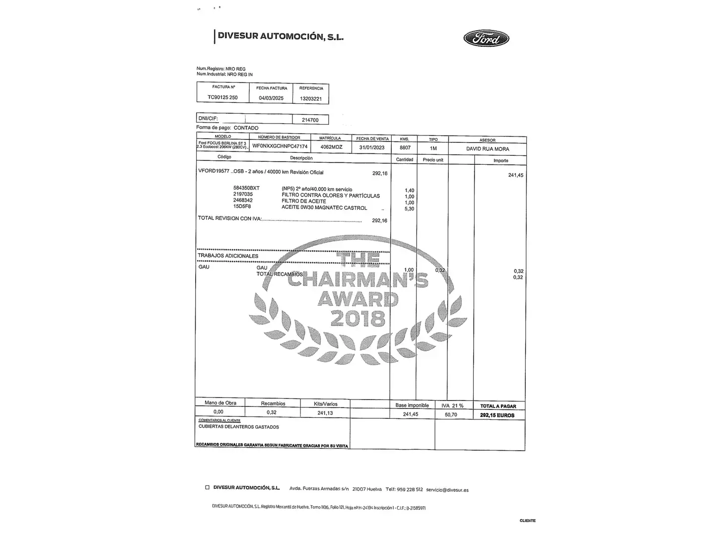 Foto Ford Focus Ford Focus 2.3 EcoBoost ST 3 (280 CV)
