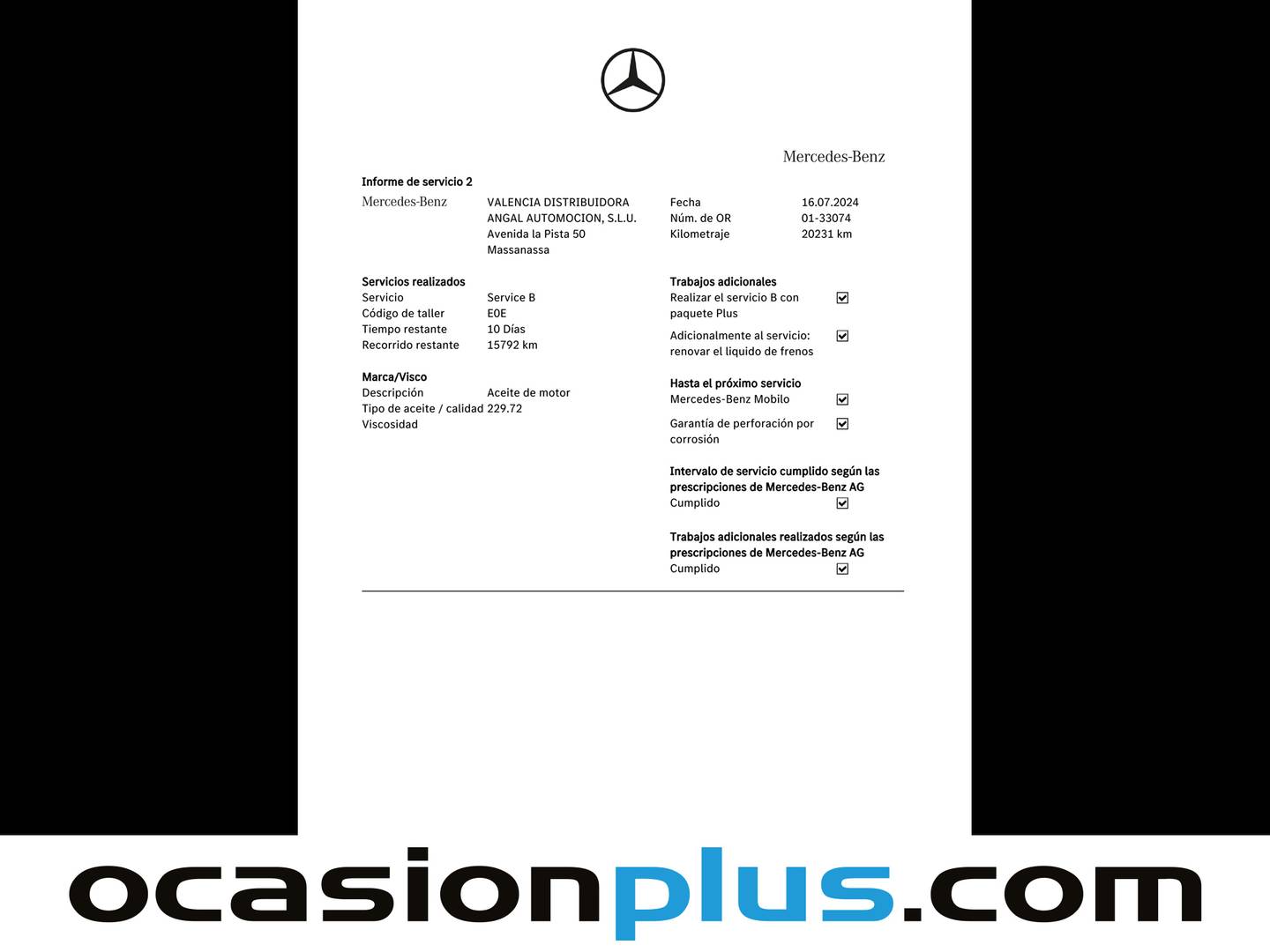 Foto del mantenimiento del Mercedes GLE Coupé Mercedes-Benz GLE 300 d 4Matic (272 CV) PACK AMG