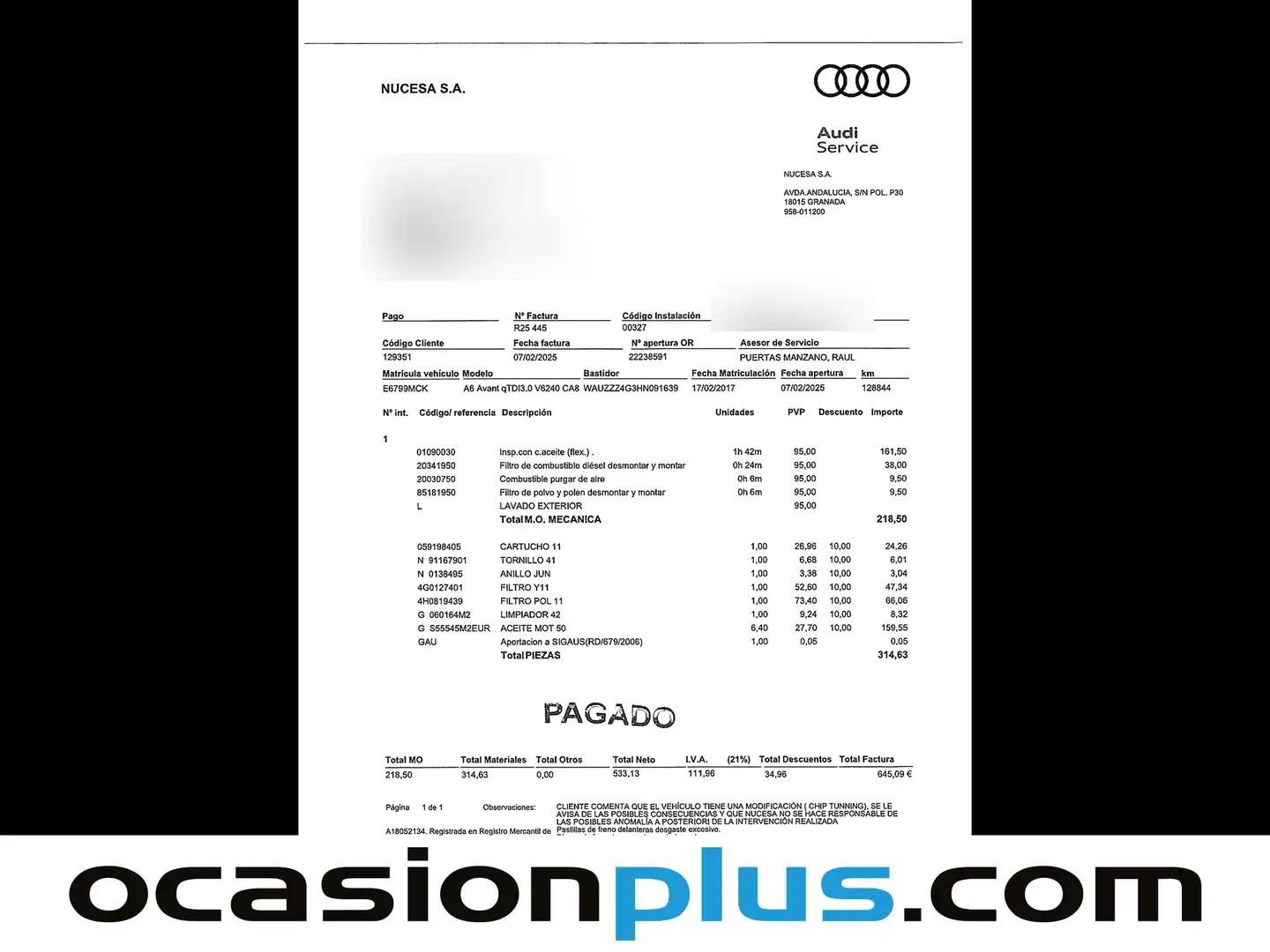 Foto Audi A6 Audi A6 Avant 3.0 TDI quattro (326 CV) tiptronic Pack S-Line
