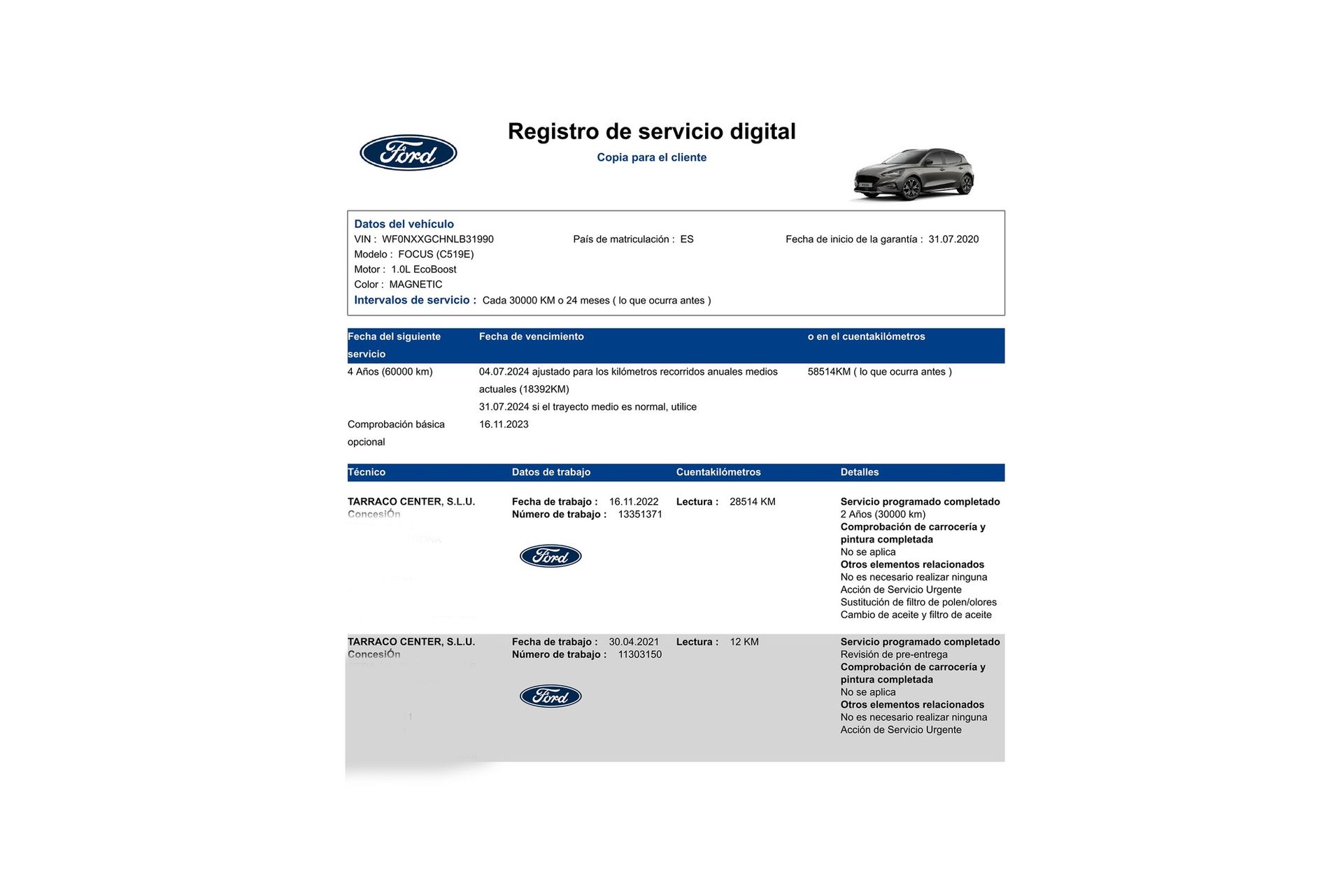 Ford Focus 1.0 EcoBoost Active - foto 17