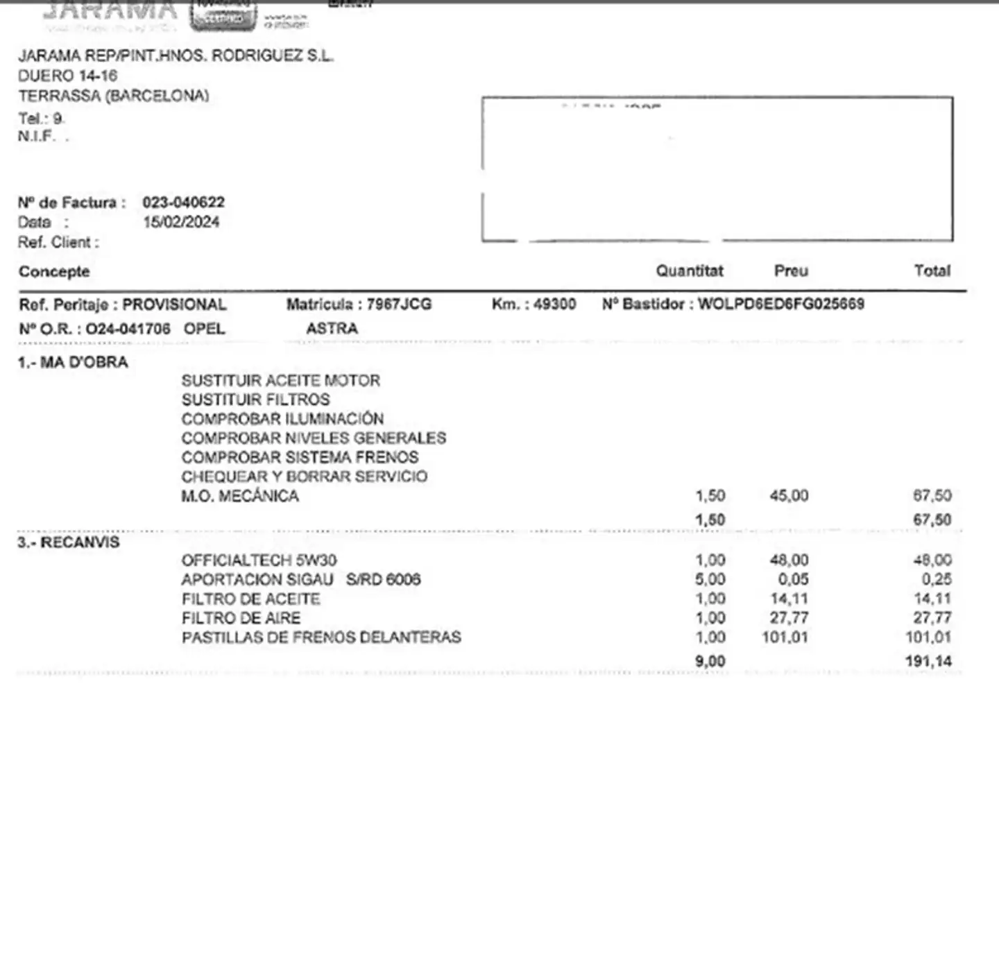 Mantenimiento