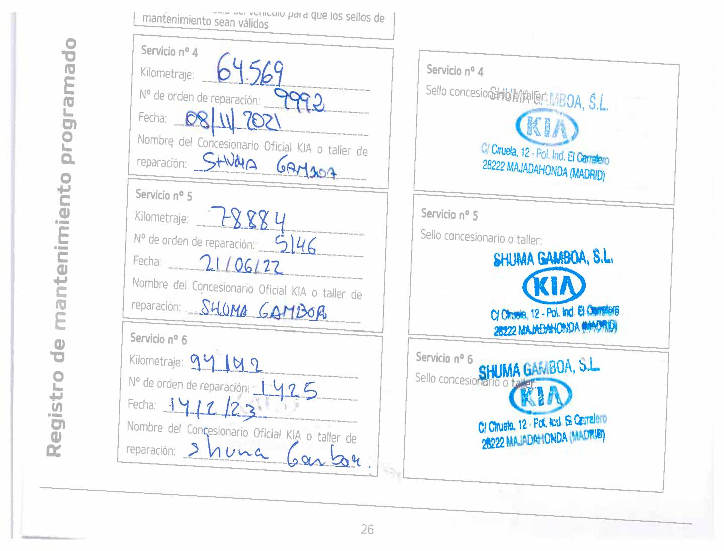 Foto del mantenimiento del KIA Ceed KIA Ceed 1.6 CRDi VGT x-Tech17 (136 CV)
