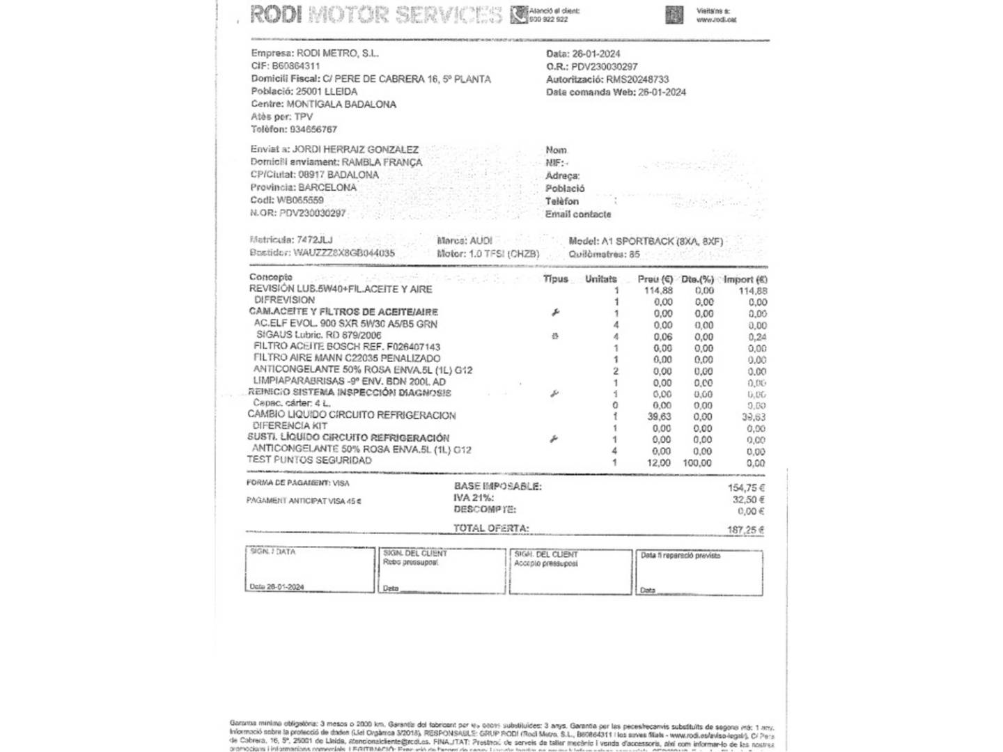 Foto Audi A1 Audi A1 Sportback Adrenalin 1.0 TFSI S-line (95 CV)