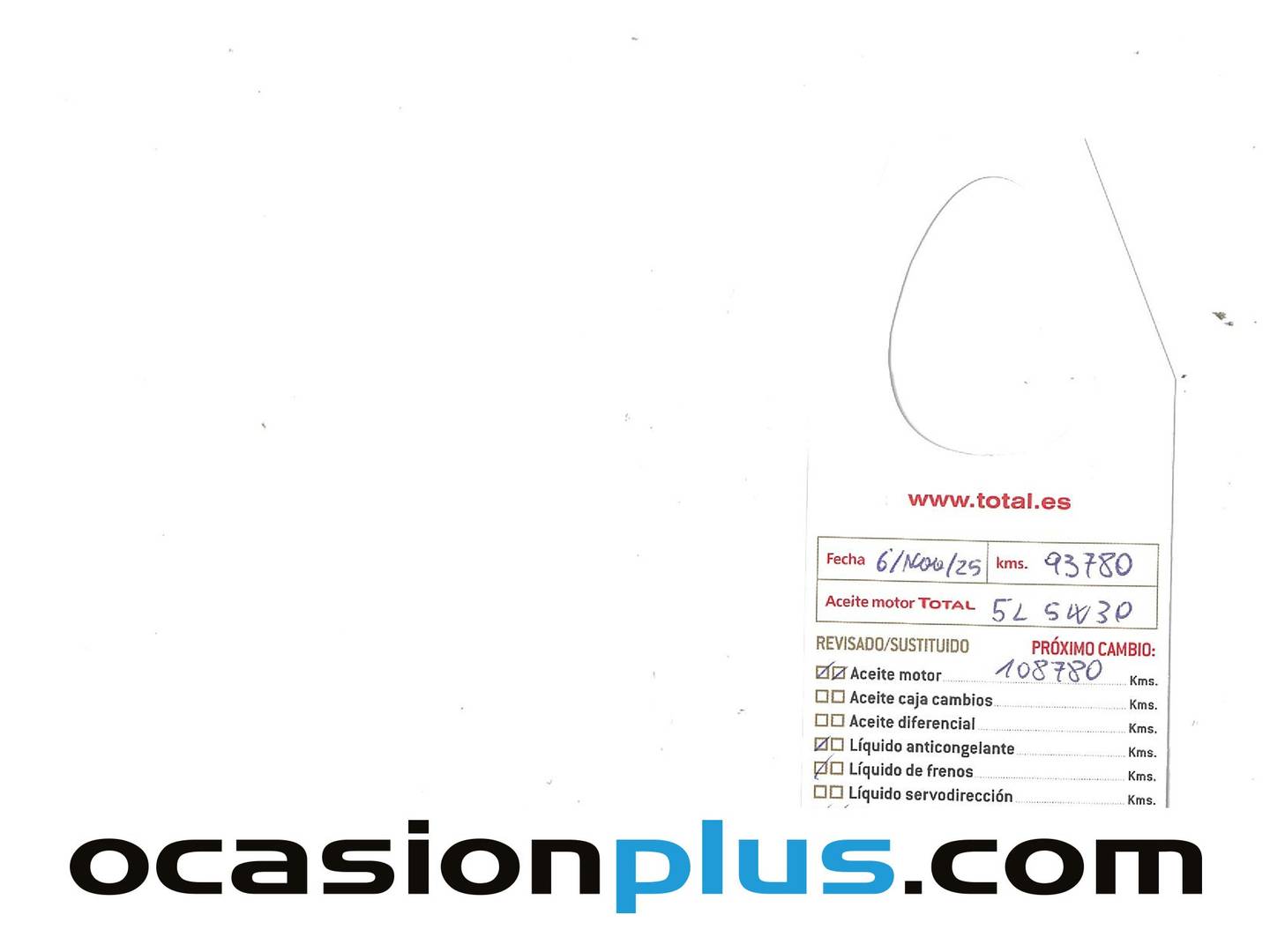 Foto del mantenimiento del Ford Tourneo Courier Ford Tourneo Courier 1.0 EcoBoost Ambiente (100 CV)