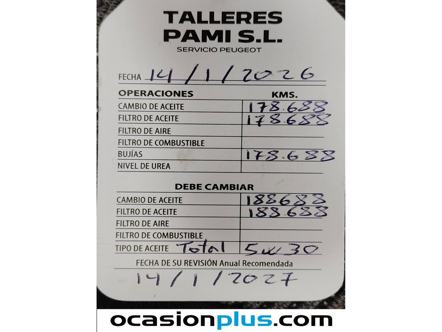Foto del mantenimiento del Peugeot 407 Peugeot 407 2.0 ST Confort Pack (143 CV)