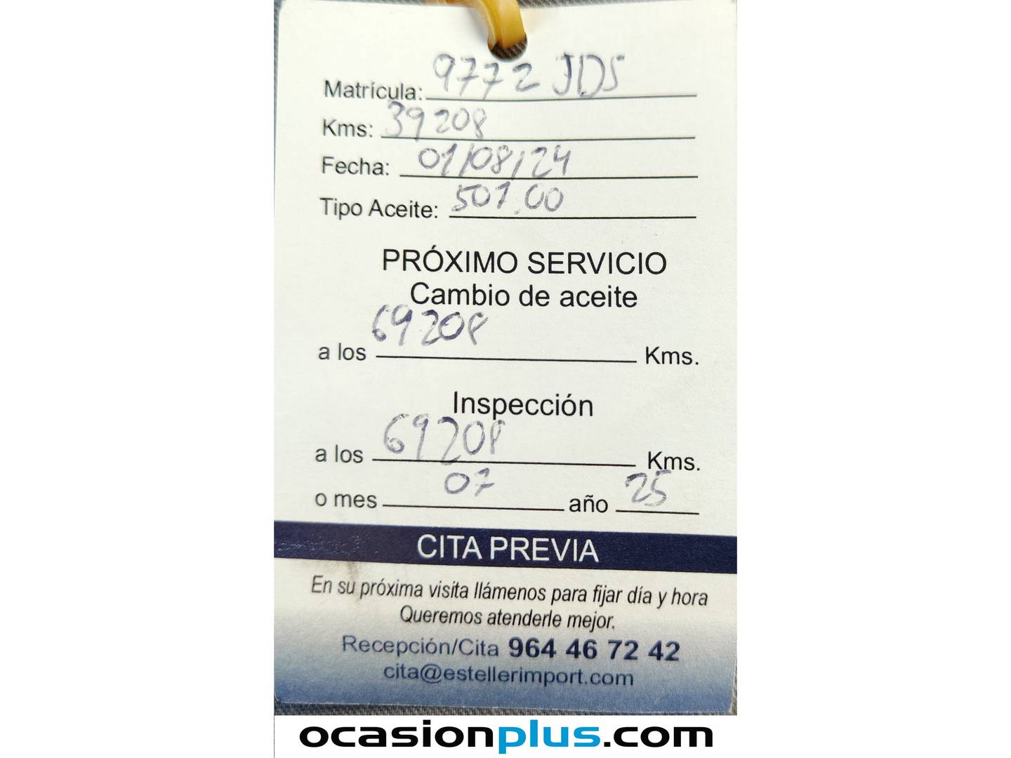 Foto del mantenimiento del Volkswagen Golf Volkswagen Golf Advance 1.6 TDI BMT (105 CV) DSG
