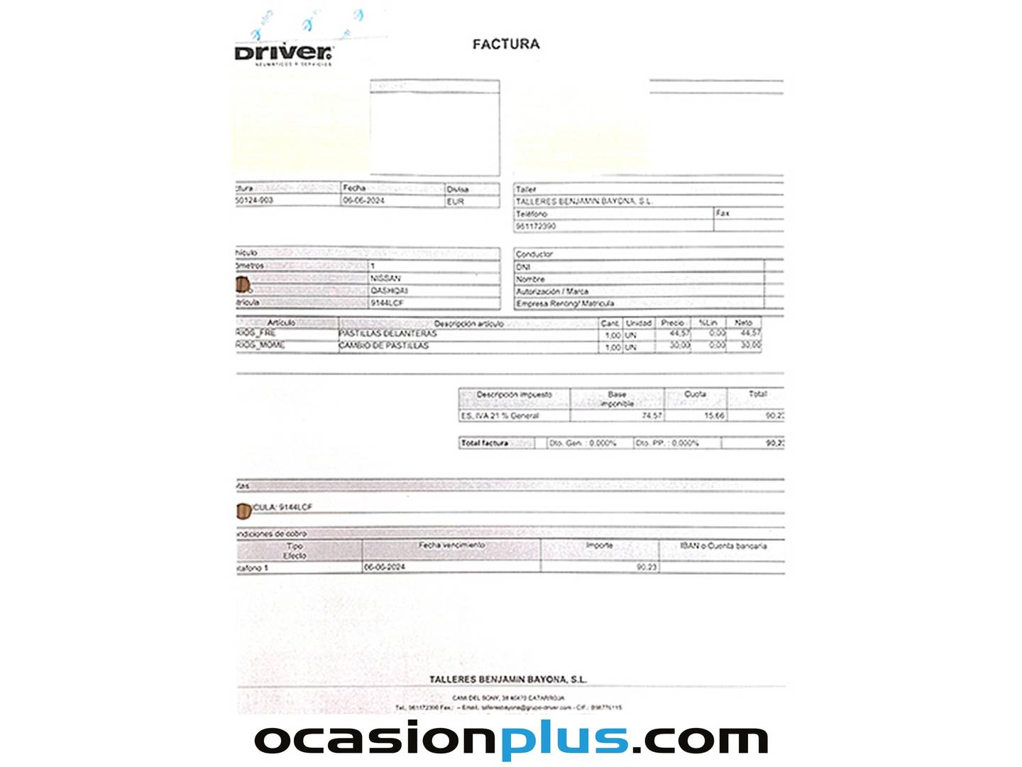 Foto del mantenimiento del Nissan QASHQAI Nissan Qashqai dCi 115 Tekna+ DCT (115 CV)