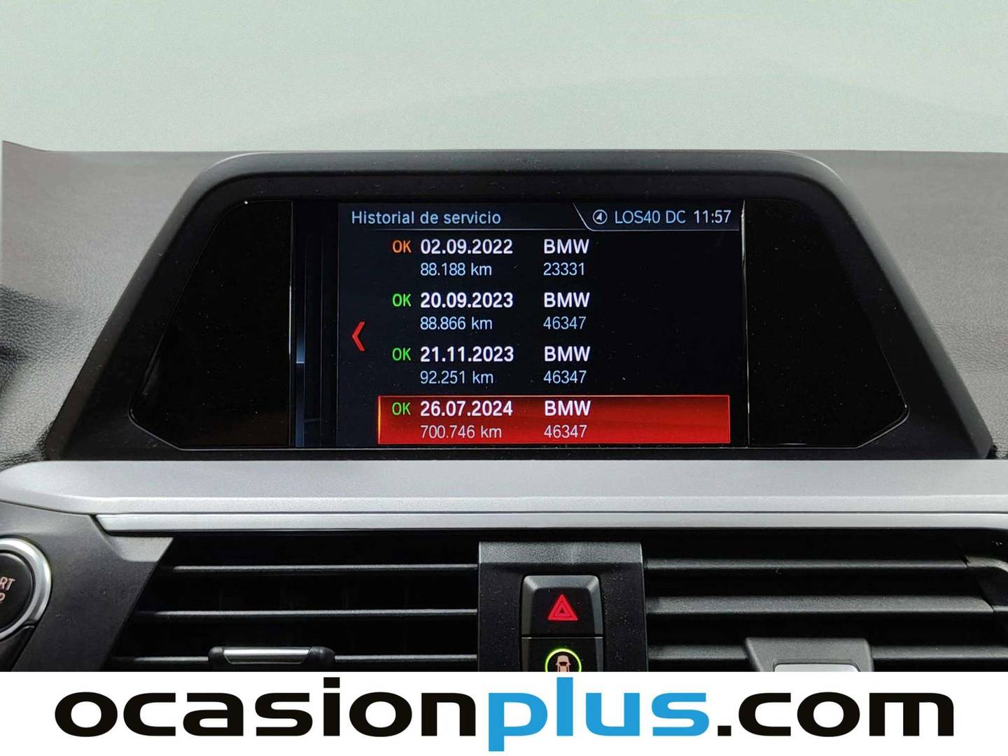 Foto del mantenimiento del BMW X3 BMW X3 xDrive20i (184 CV)