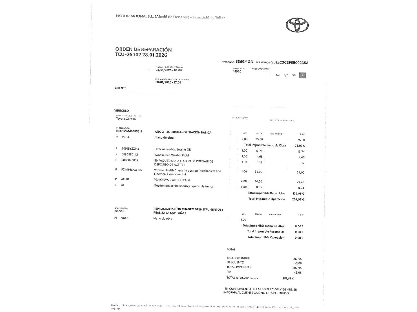 Toyota Corolla Toyota Corolla 200H Touring Sports GR-Sport (196 CV) de segunda mano
