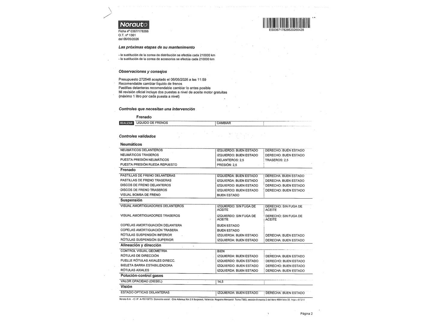 Foto del mantenimiento del Audi Q3 Audi Q3 design edition 2.0 TDI (150 CV)