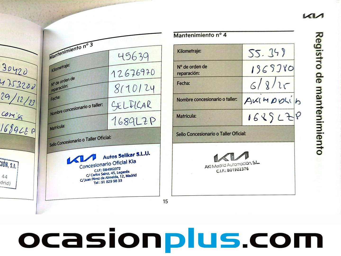 Foto del mantenimiento del KIA Sportage KIA Sportage 1.6 T-GDi Drive 4x2 (150 CV)