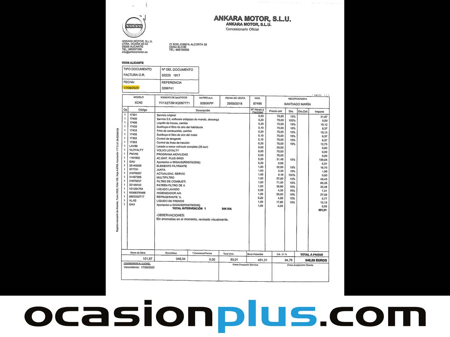 Foto Volvo XC40 Volvo XC40 D3 (150 CV)