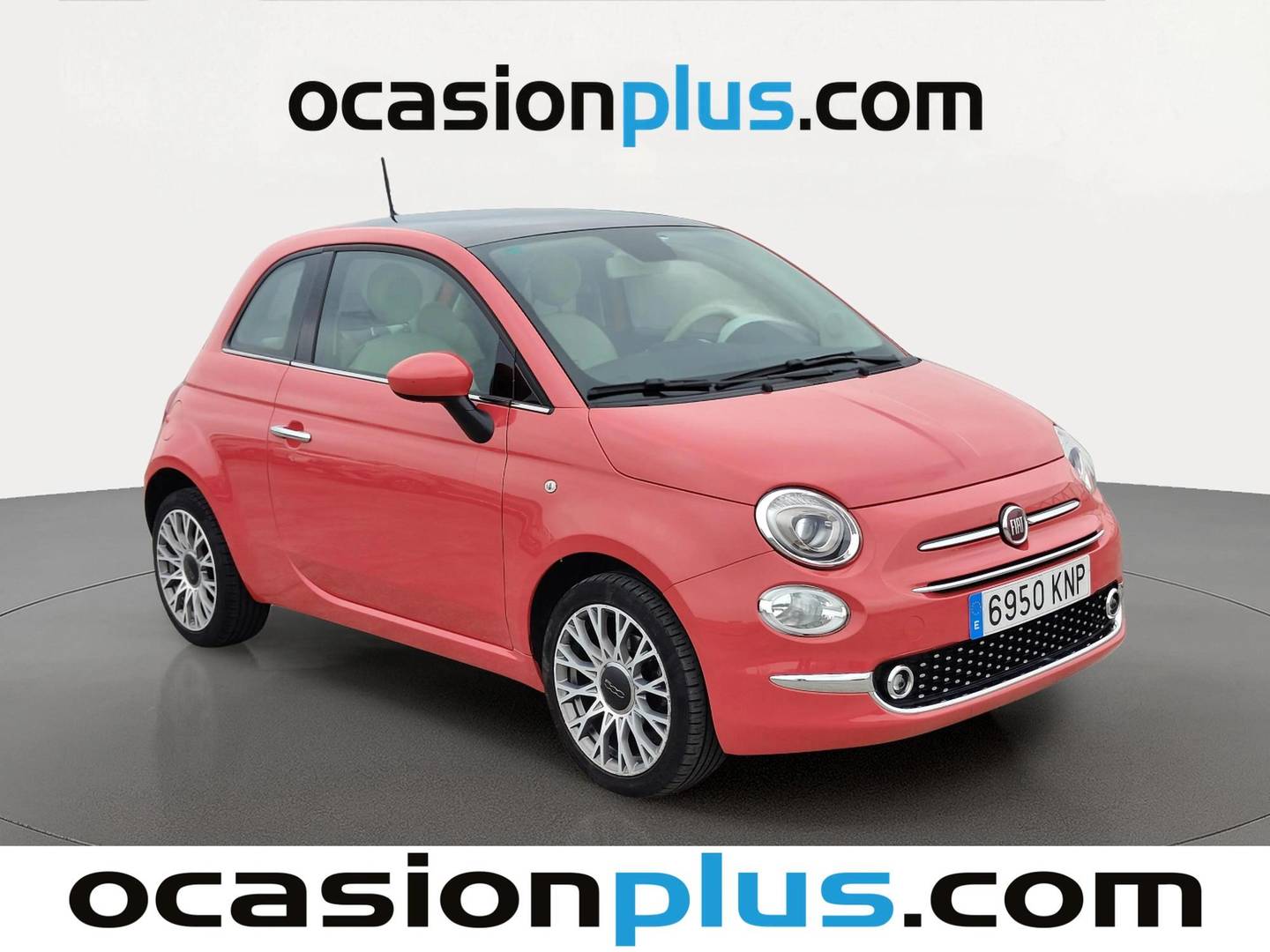 Foto delantera Fiat 500 Fiat 500 1.2 8v Lounge (69 CV) derecha