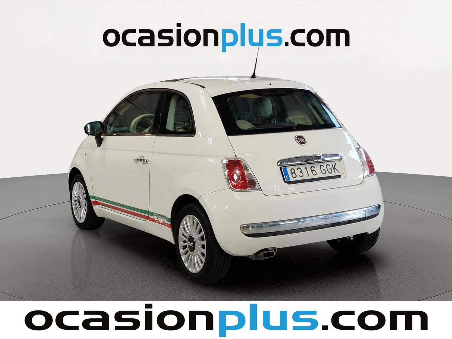 Foto trasera Fiat 500 Fiat 500 1.2 8v Lounge (69 CV) izquierda