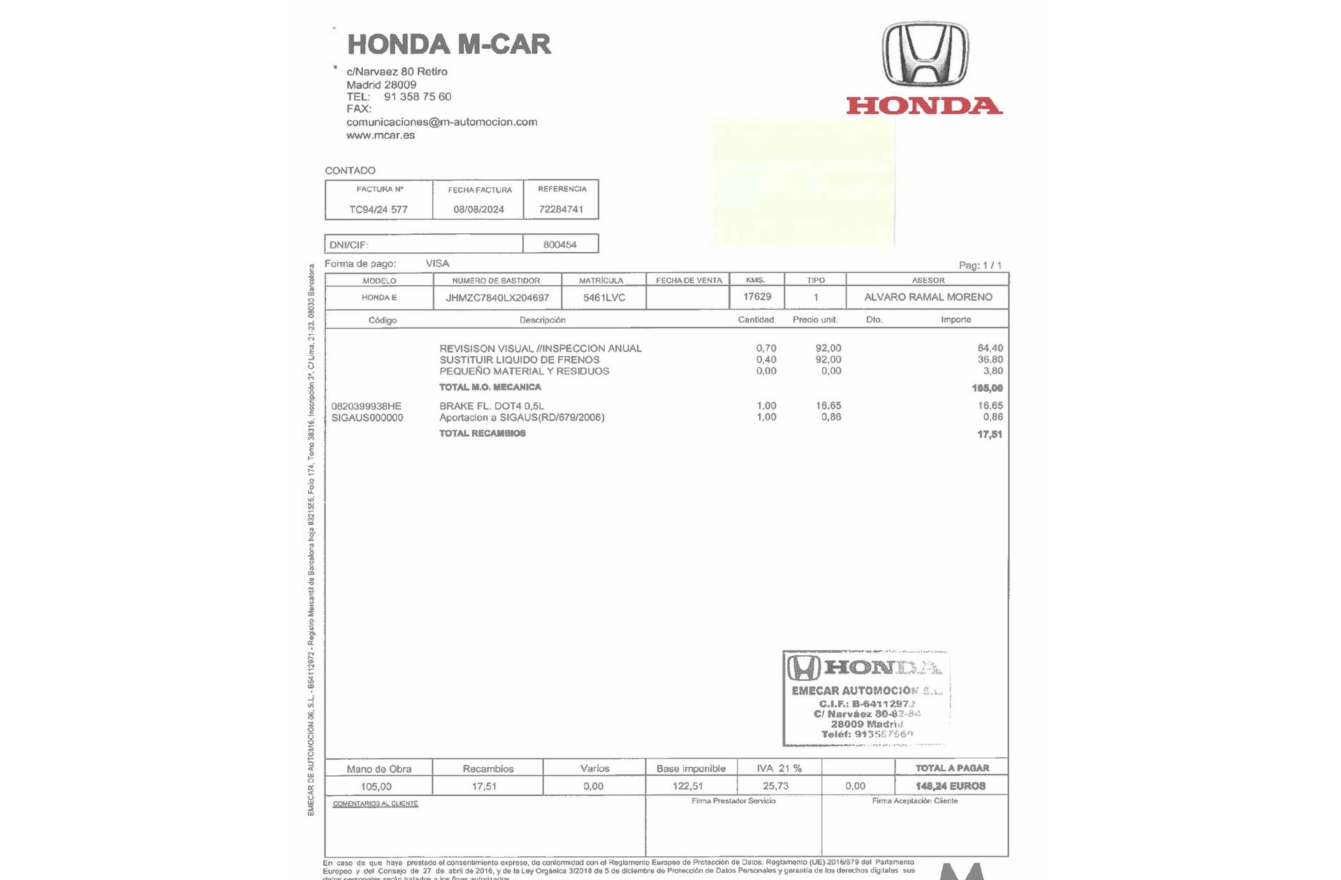 Honda Honda e Advance Llantas 17 - foto 24