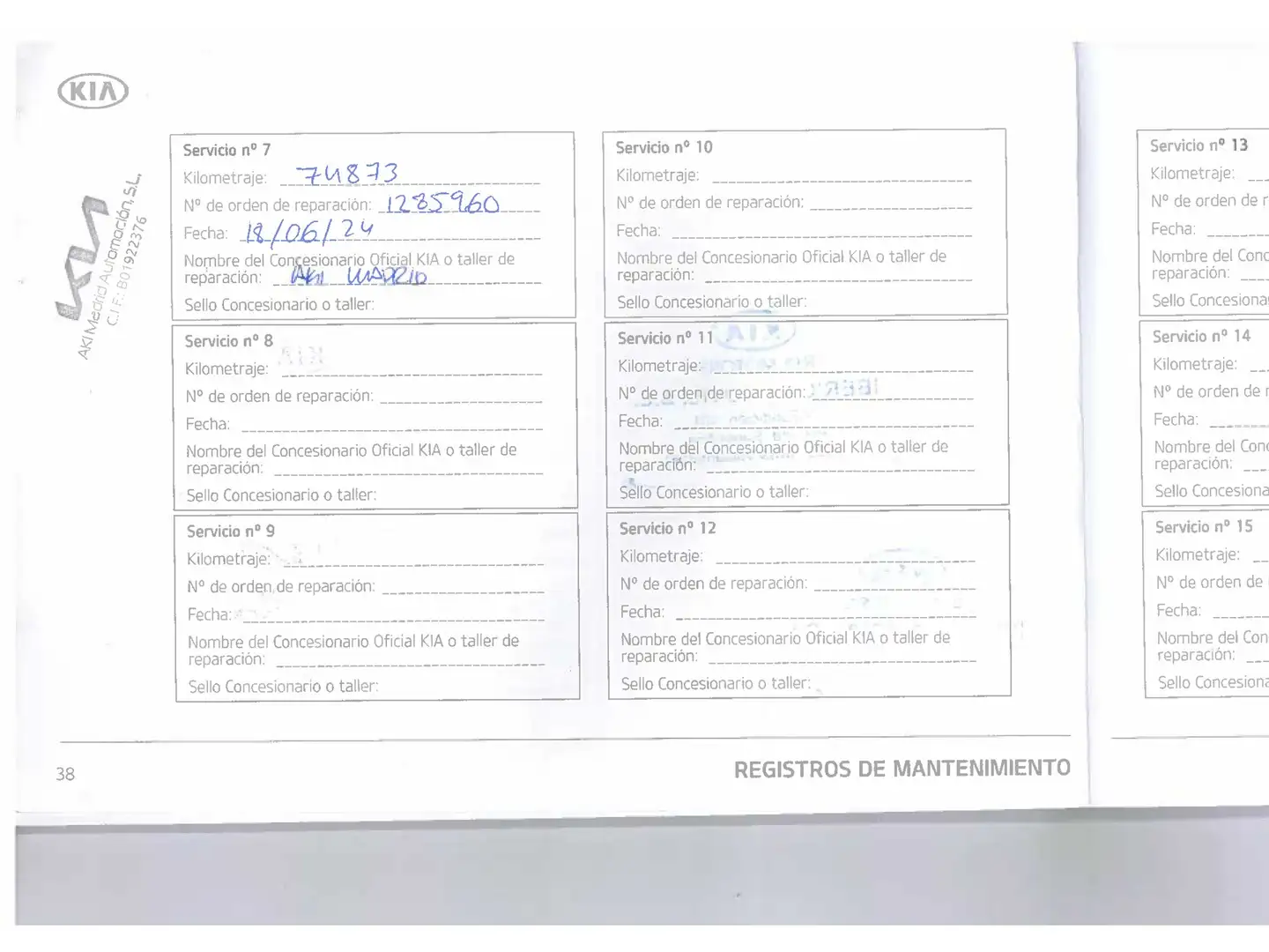 Foto KIA ProCeed Kia ProCeed 1.0 T-GDi GT Line Eco-Dynamics (120 CV)