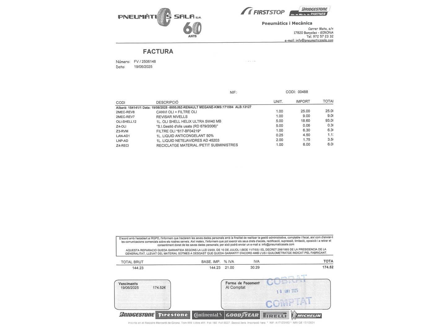 Foto del mantenimiento del Renault Mégane Renault Megane GT Style Energy TCe (115 CV) S&S eco2