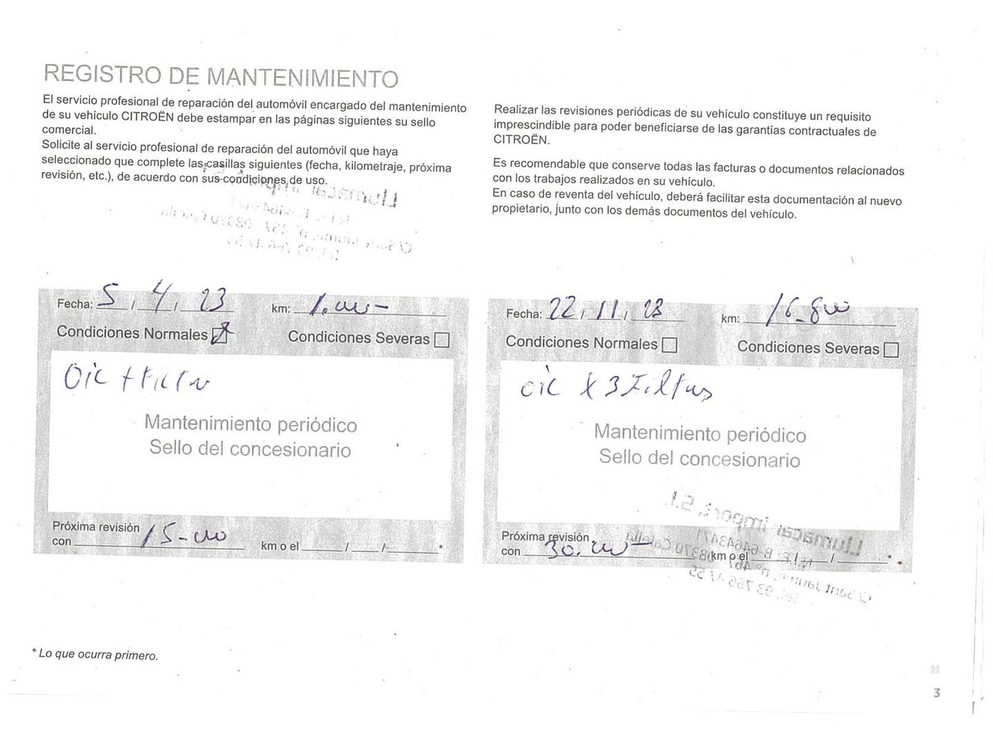 Foto del mantenimiento del Citroën C5 Aircross Citroën C5 Aircross PureTech 130 S&S Feel Pack EAT8 (131 CV)