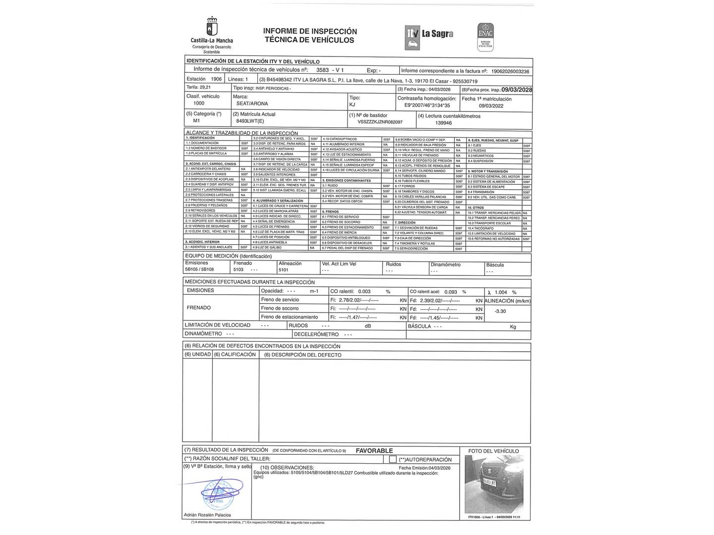 Seat Arona SEAT Arona 1.0 TGI GNC FR (90 CV) de segunda mano