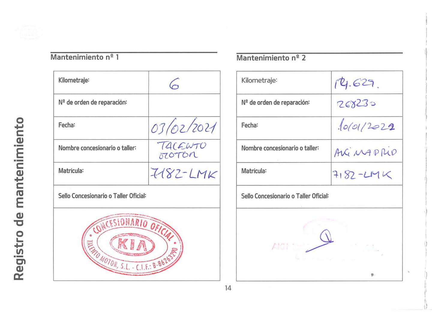 Foto del mantenimiento del KIA Stonic KIA Stonic 1.0 T-GDi MHEV iMT Concept (100 CV)