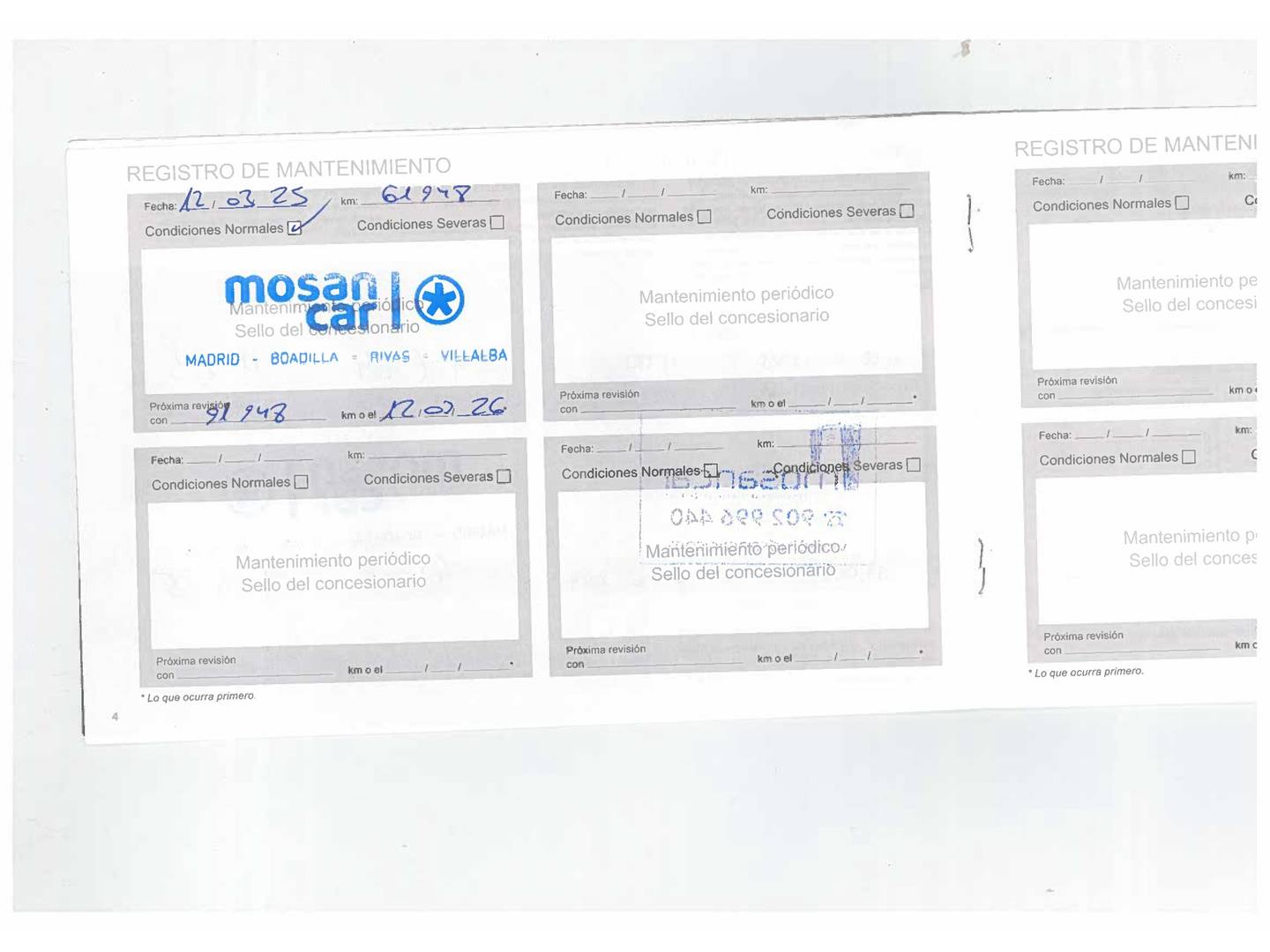 Foto del mantenimiento del Citroën C3 Aircross Citroen C3 Aircross BlueHDi 110 S&S C-Series (110 CV)