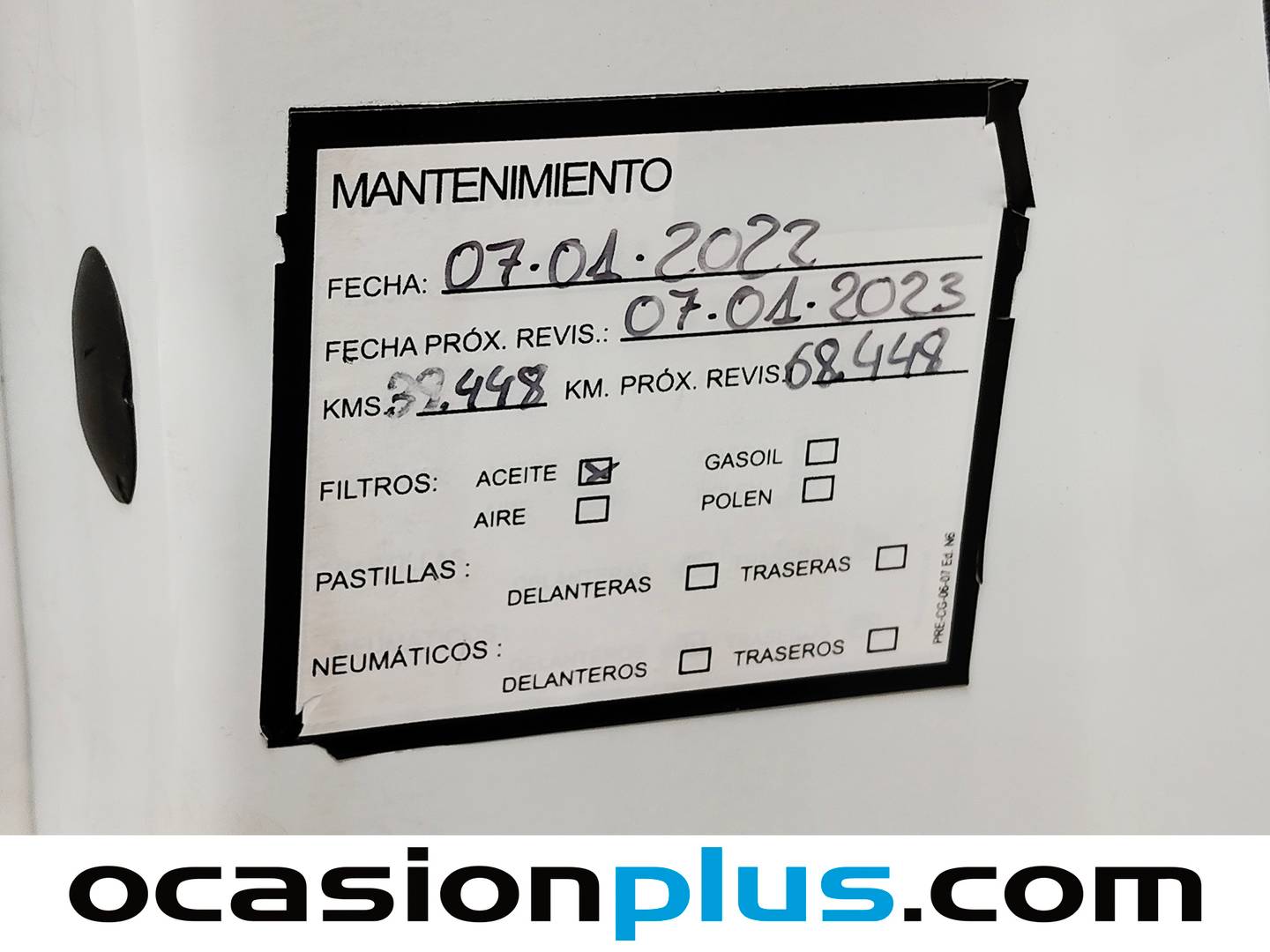 Foto del mantenimiento del Ford Transit Custom FORD Transit Custom Van 2.0 TDCI 340 L2 Trend (130 CV)