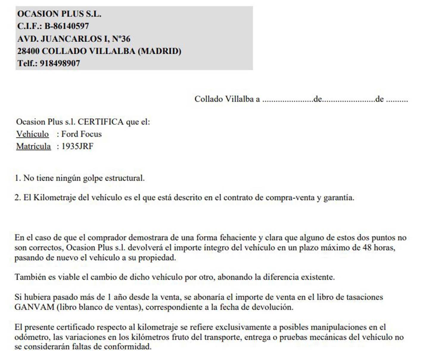 Foto Ford Focus Ford Focus 1.0 Ecoboost S&S Business (125 CV)