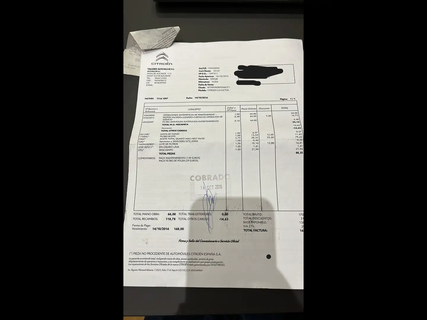 Foto Citroën C4 Cactus Citroen C4 Cactus PureTech 110 S&S Feel (110 CV)