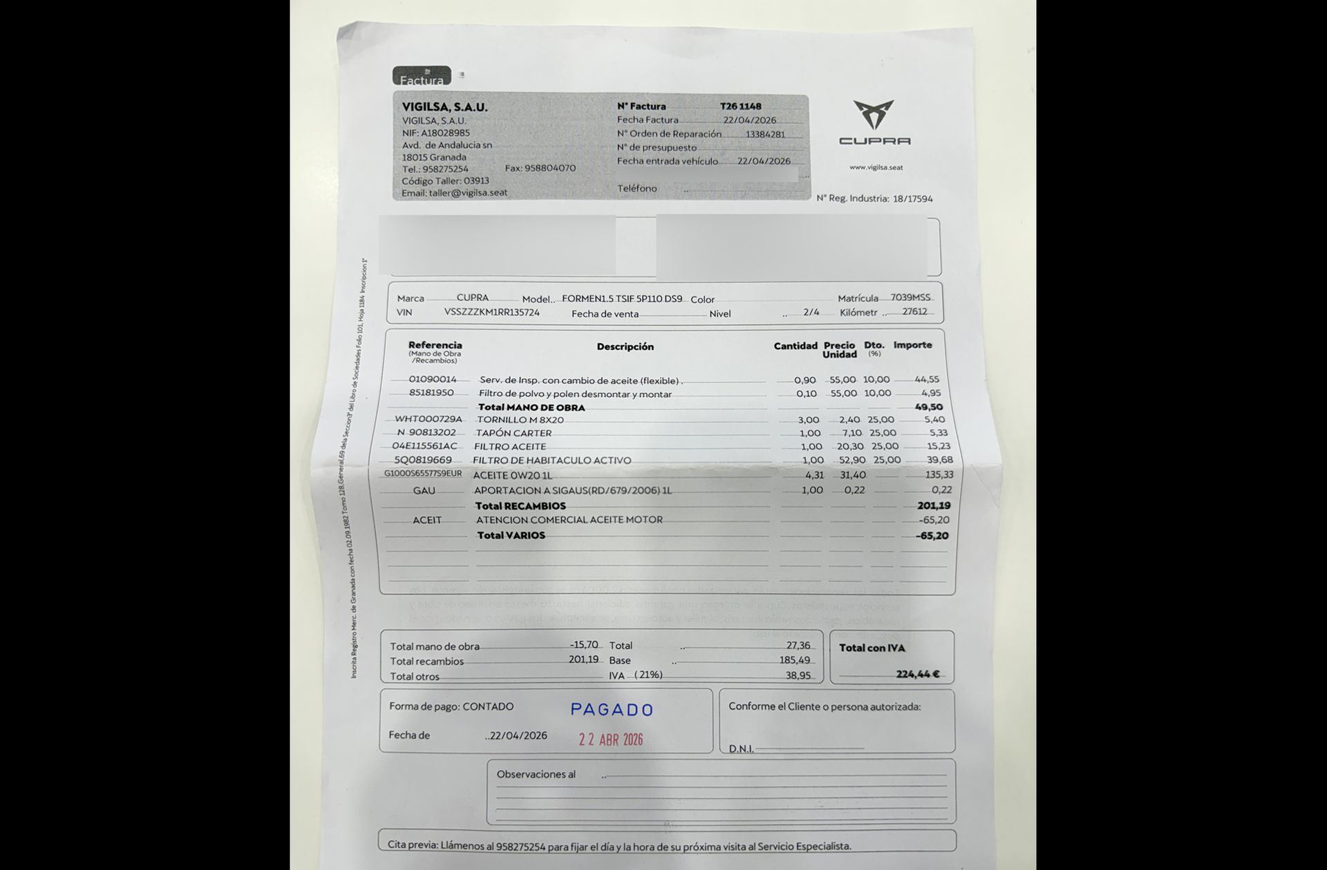 Cupra Formentor 1.5 TSI Tech Edition DSG - foto 21