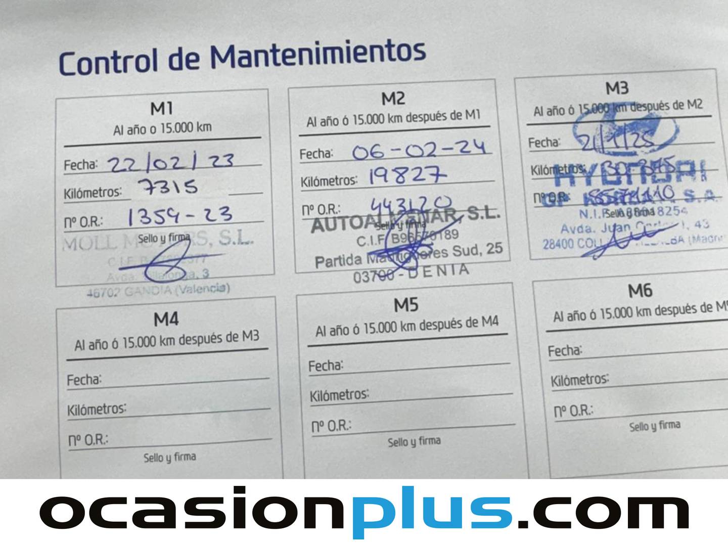 Foto del mantenimiento del Hyundai Tucson Hyundai Tucson 1.6 TGDI Klass 4x2 (150 CV)