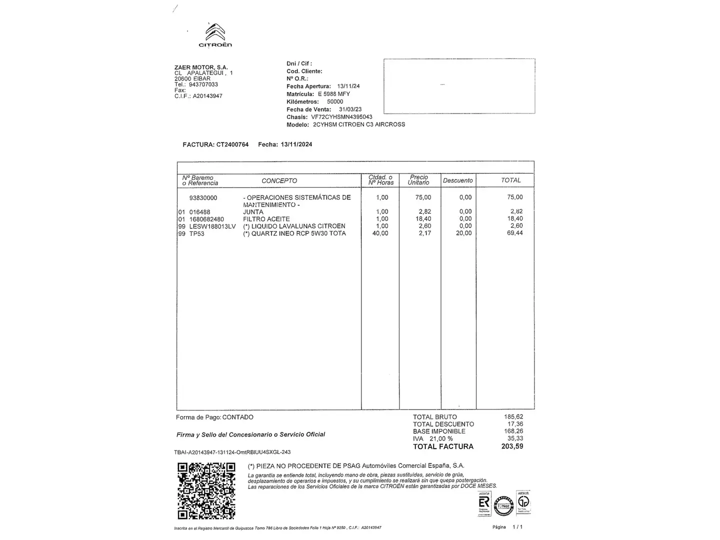 Foto Citroën C3 Aircross Citroen C3 Aircross BlueHDi 110 S&S C-Series (110 CV)