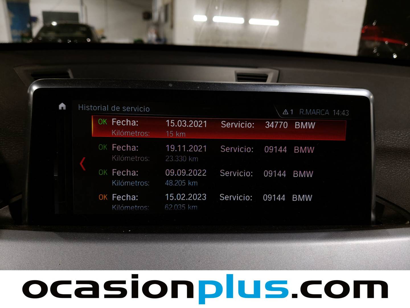 Foto del mantenimiento del BMW X1 BMW X1 sDrive16d Business (116 CV)