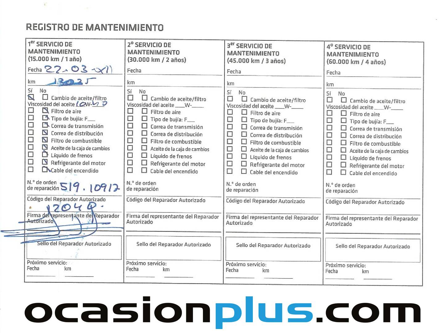 Foto del mantenimiento del Chevrolet Aveo Chevrolet Aveo 1.4 16v LS  (101 CV)