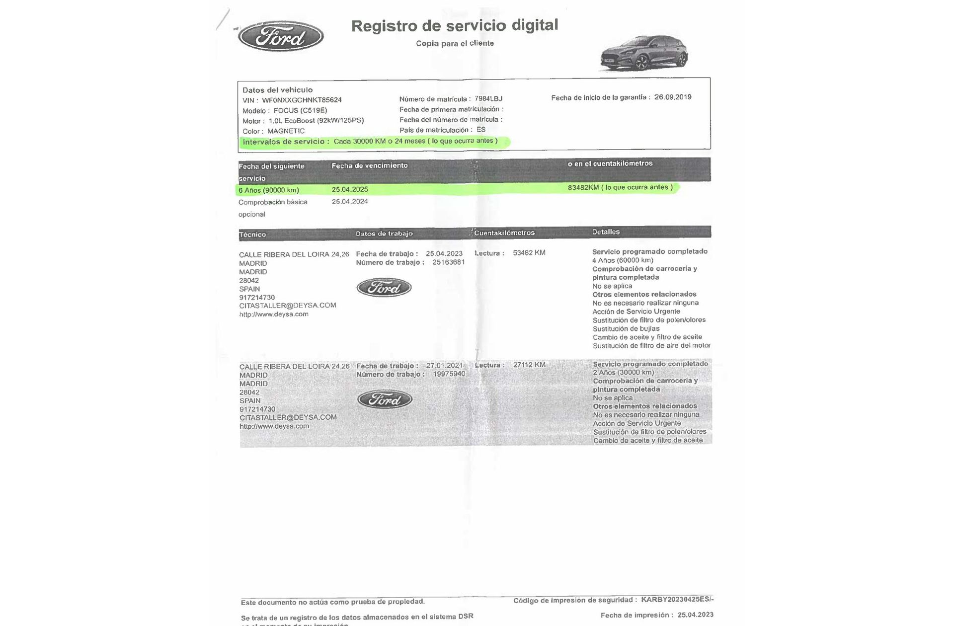 Ford Focus 1.0 EcoBoost Active - foto 22