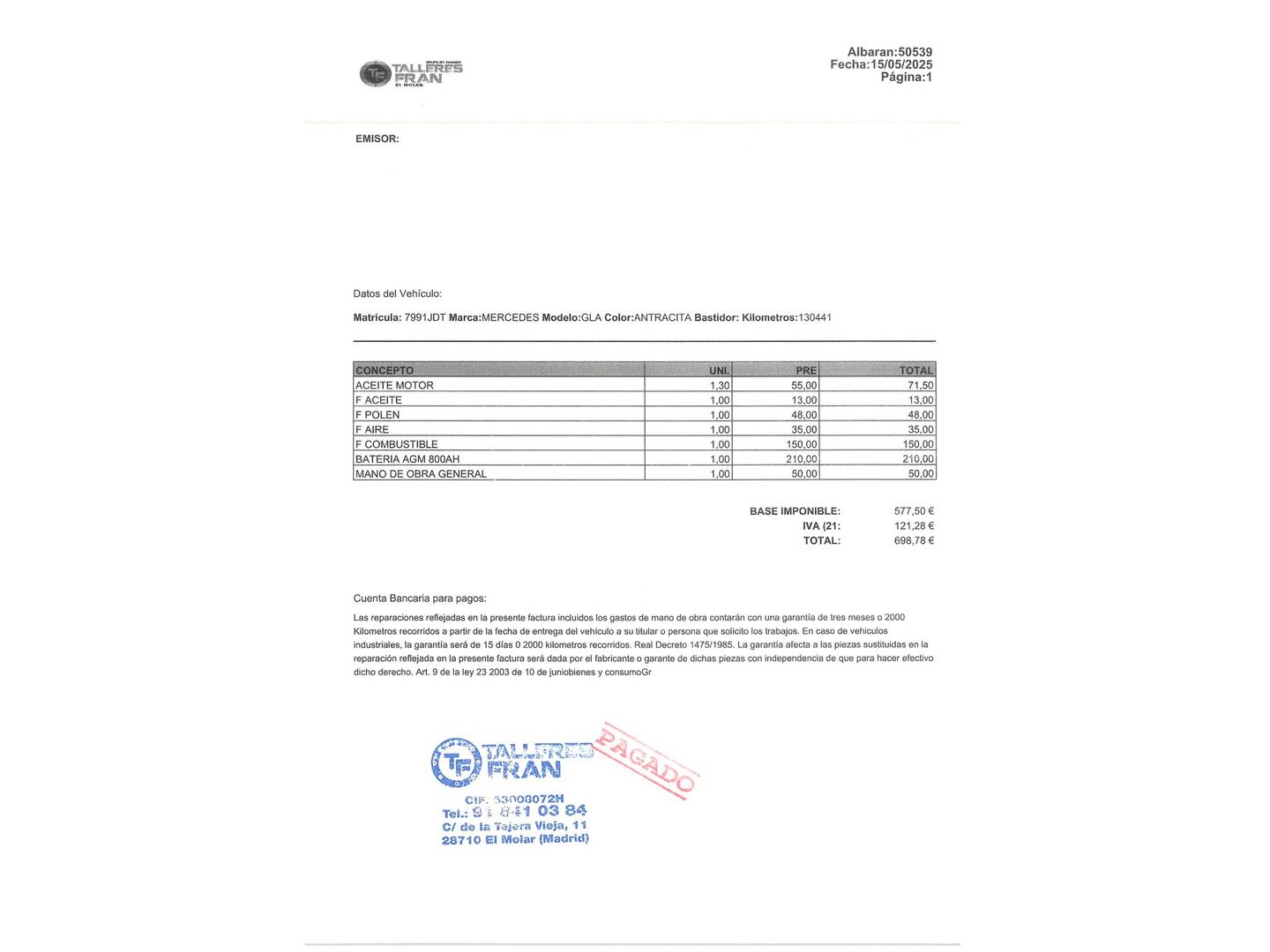 Foto Mercedes GLA Mercedes-Benz GLA 200 CDI AMG Line (136 CV)