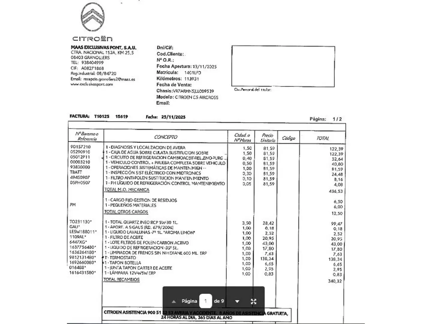 Foto Citroën C5 Aircross Citroen C5 Aircross PureTech 130 S&S Feel (131 CV)