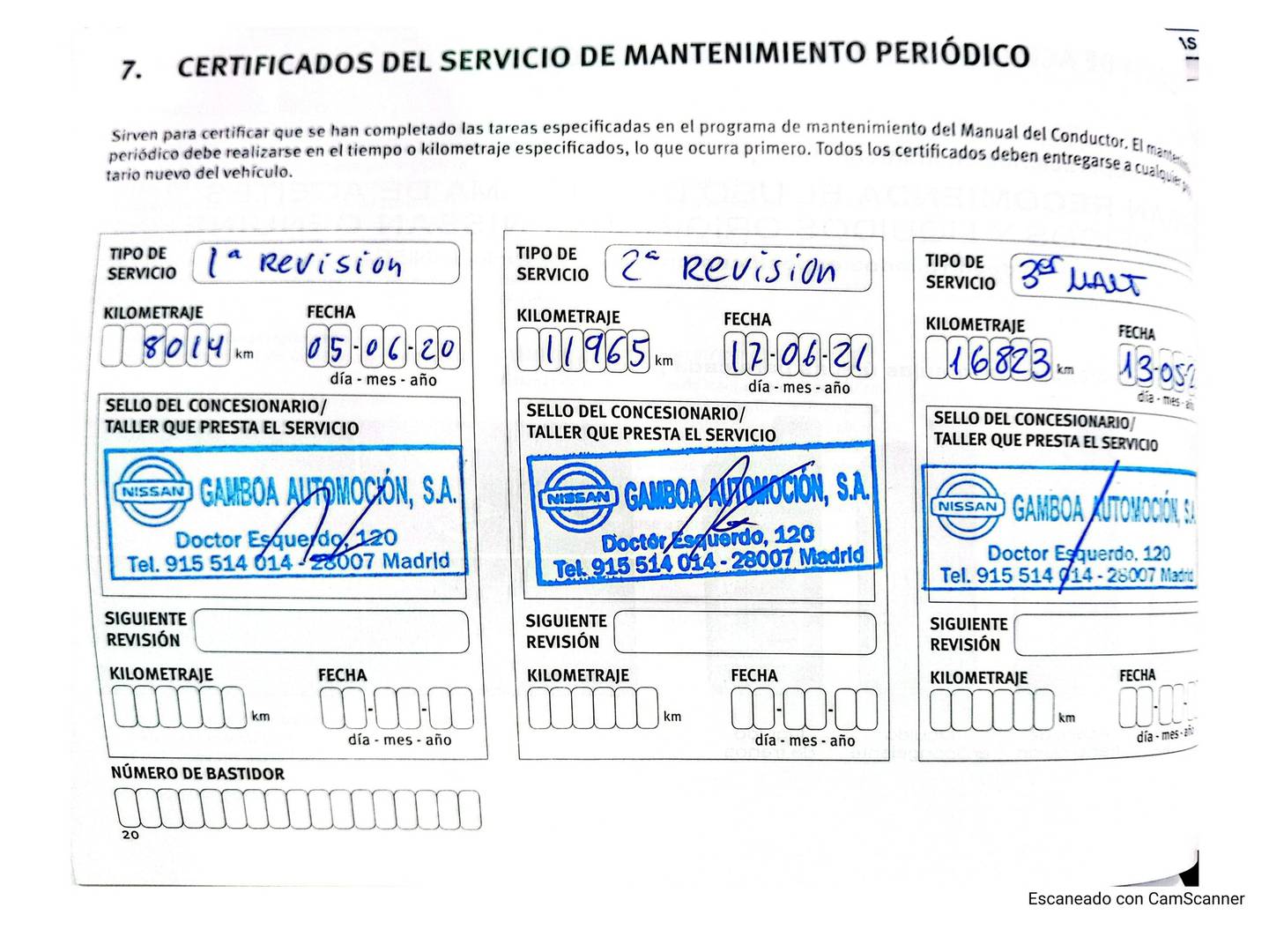 Foto del mantenimiento del Nissan QASHQAI Nissan Qashqai DIG-T 140 Acenta 4x2 (140 CV)