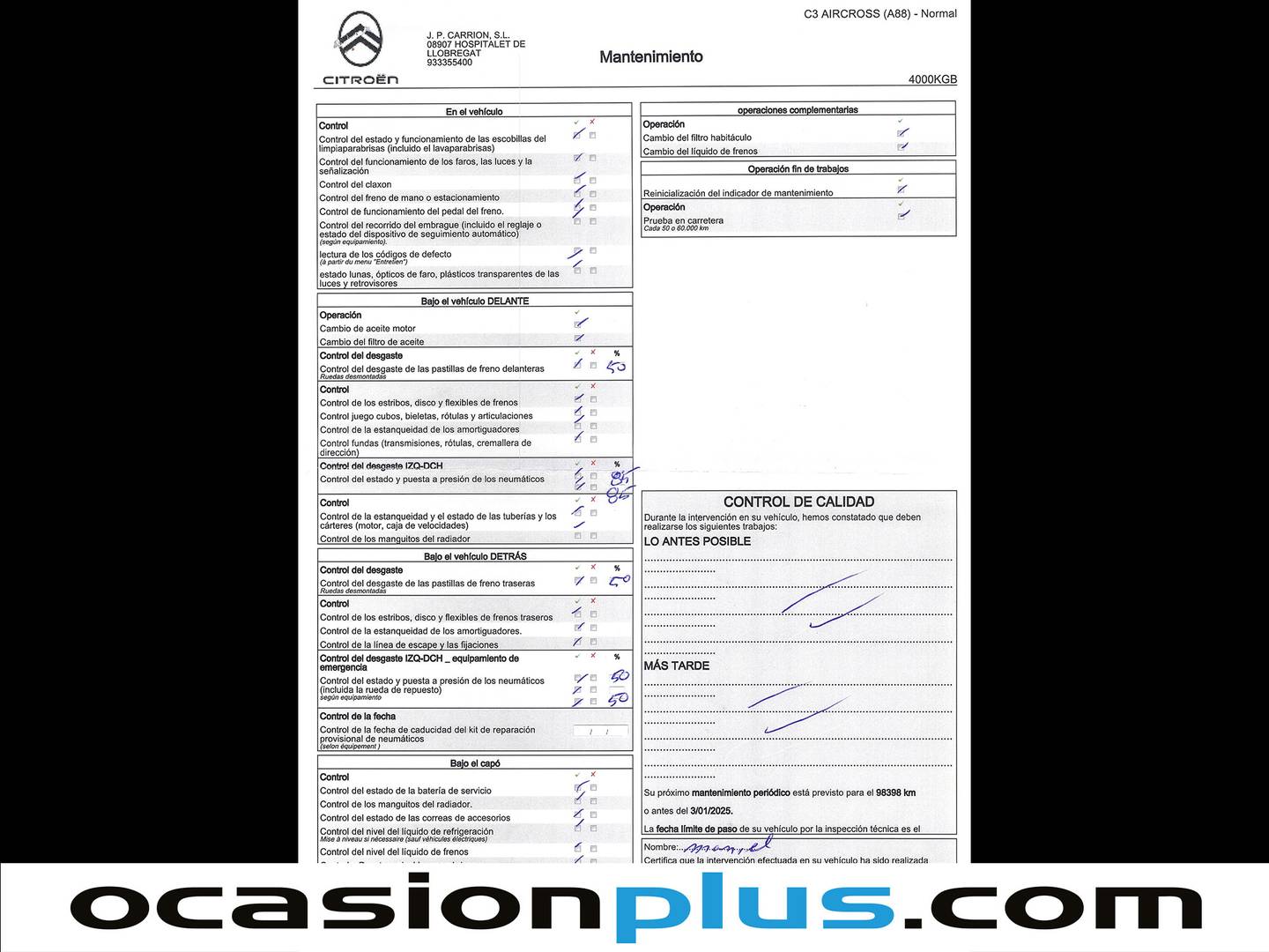 Foto Citroën C3 Aircross Citroen C3 Aircross PureTech 110 S&S Shine (110 CV)