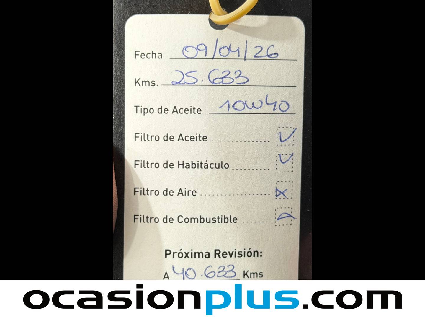 Foto del mantenimiento del Dacia Duster Dacia Duster Laureate dCi (90 CV)