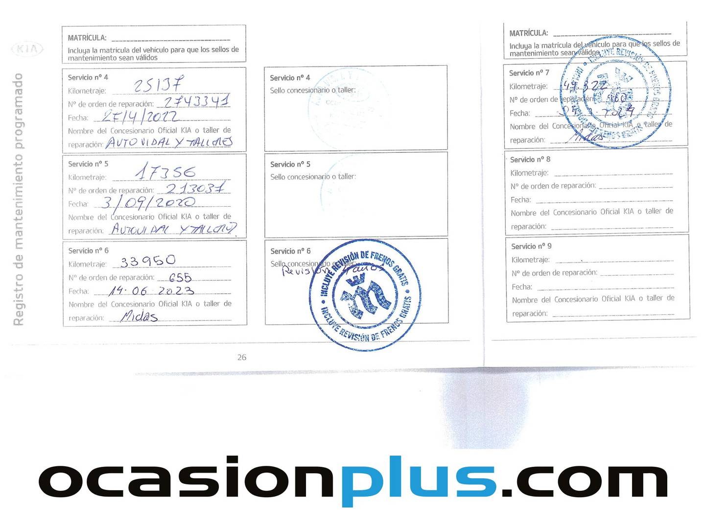 Foto del mantenimiento del KIA Sportage KIA Sportage 1.6 GDi Drive 4x2 (132 CV)