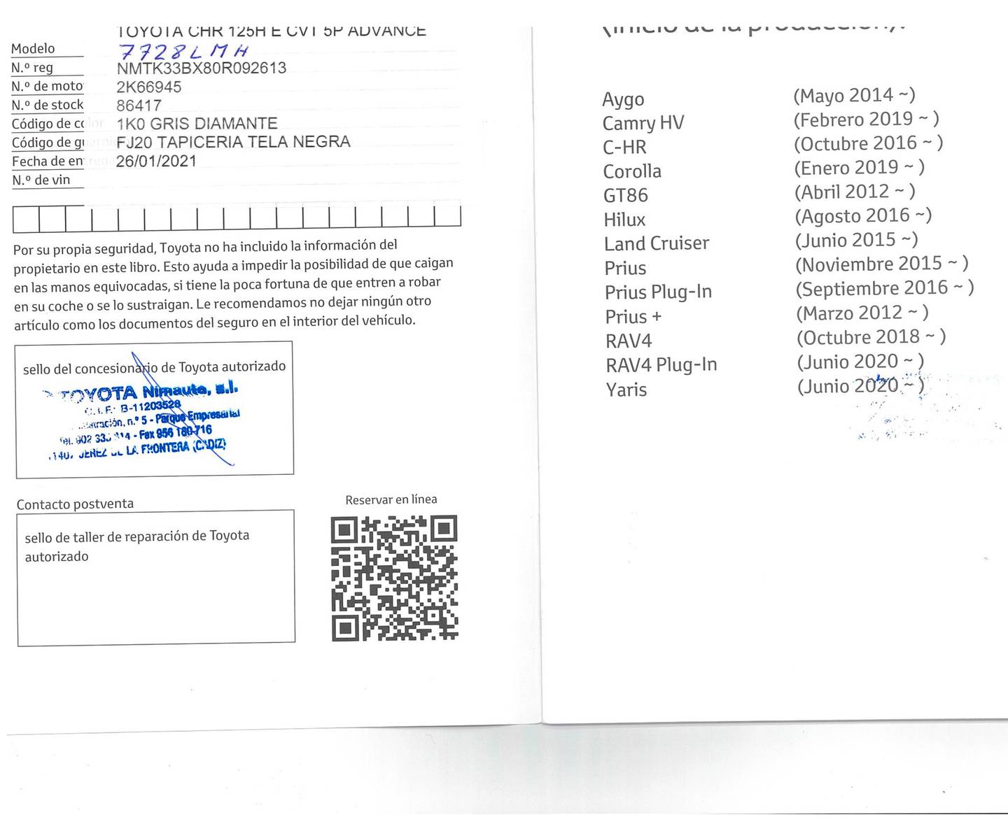 Foto Toyota C-HR Toyota C-HR 1.8 125H Advance (122 CV)