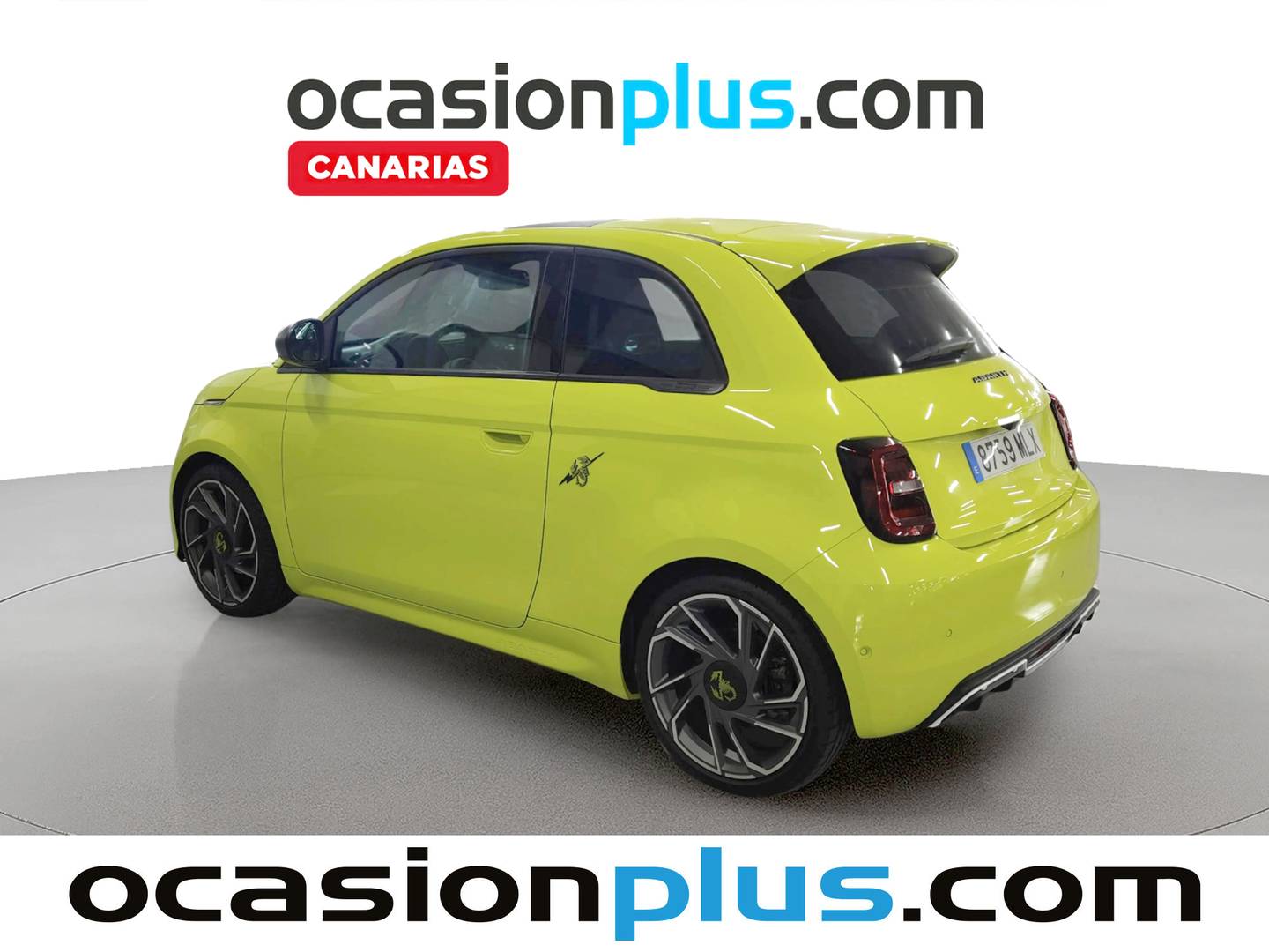 Foto trasera Abarth 500 Abarth 500e 42kwh Scorpionissima (155 CV) izquierda