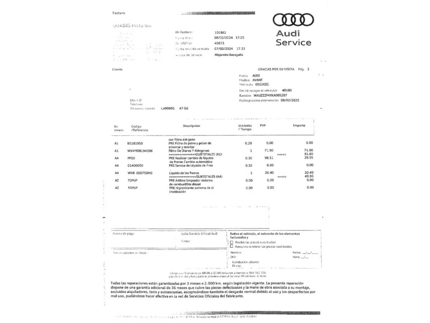 Foto Audi A4 Audi A4 Avant S line 35 TFSI (150 CV) S tronic