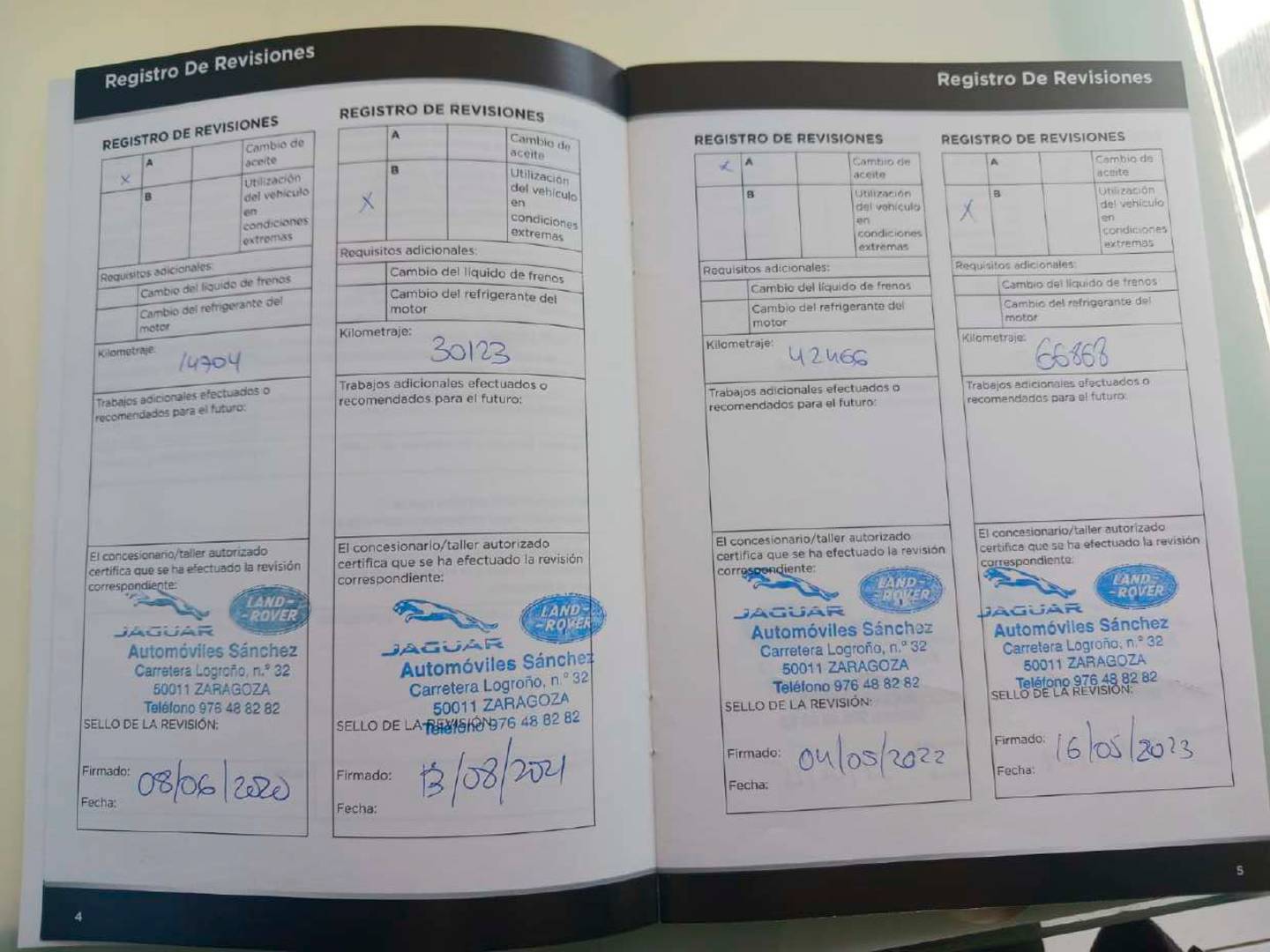 Foto del mantenimiento del Jaguar E-Pace Jaguar E-PACE 2.0P S 4WD Auto (200 CV)