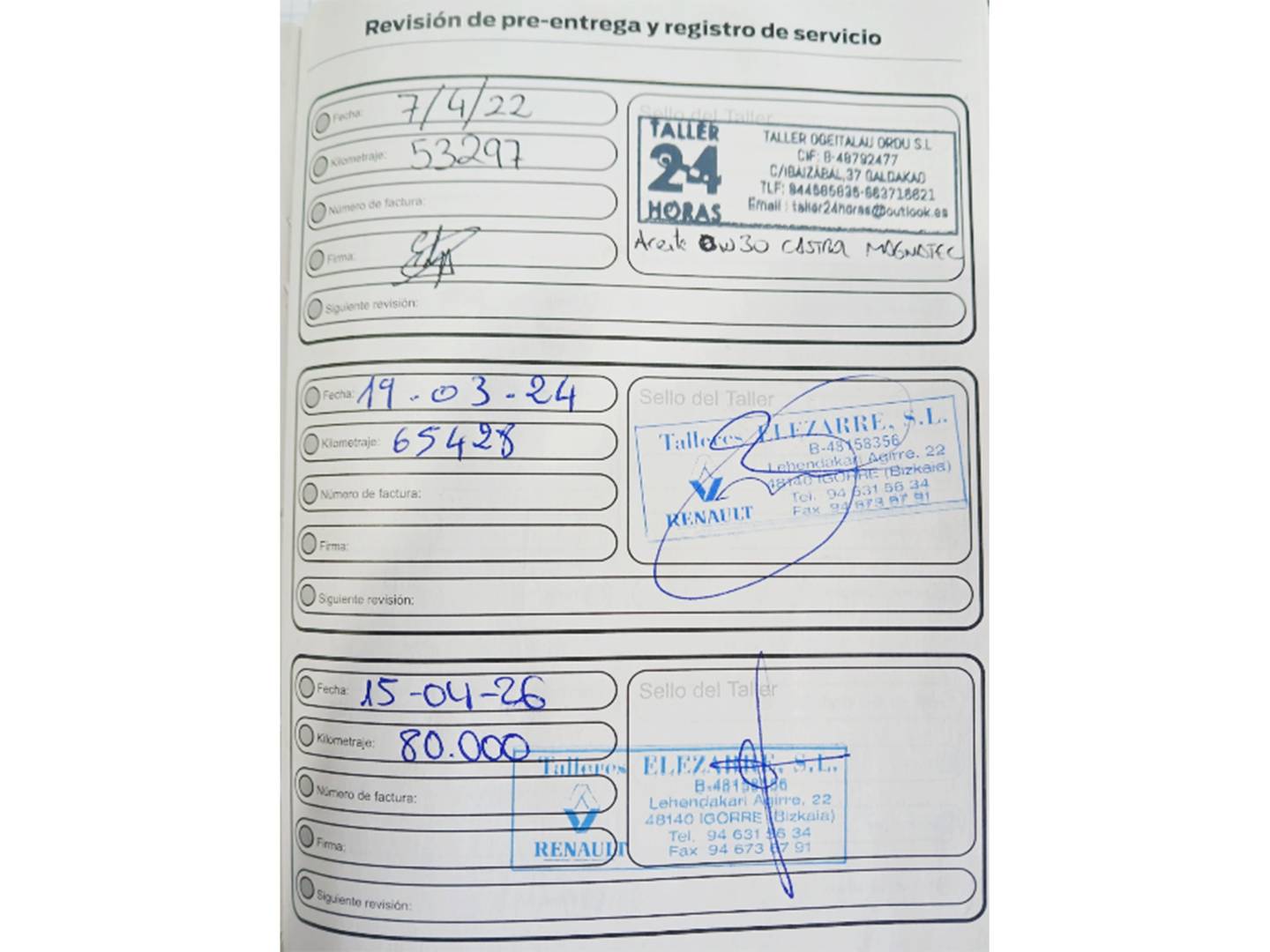 Foto del mantenimiento del Ford S-MAX Ford S-Max 2.0 TDCI Titanium (150 CV)