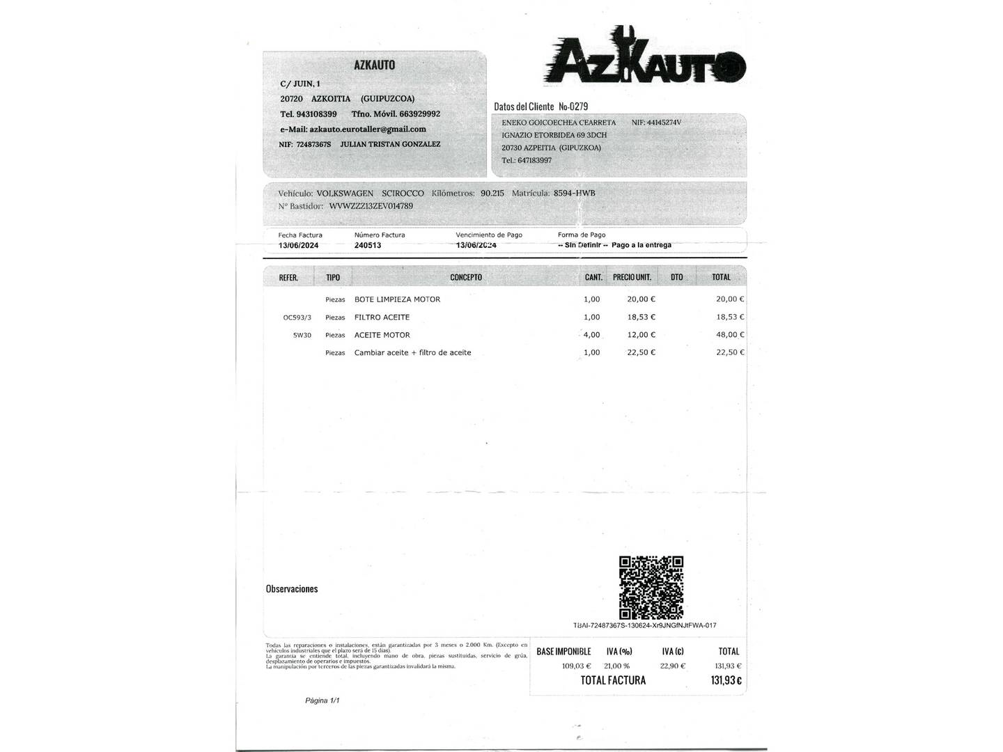 Foto Volkswagen Scirocco Volkswagen Scirocco by R-Line 1.4 TSI (122 CV)