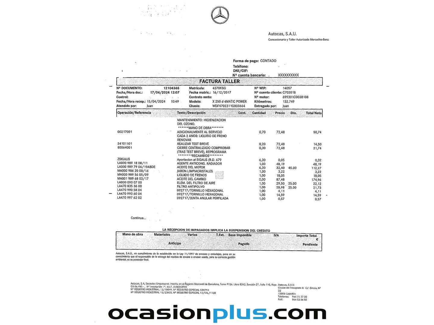 Foto Mercedes Clase X Mercedes-Benz Clase X X 250 d Pure 4Matic (190 CV)