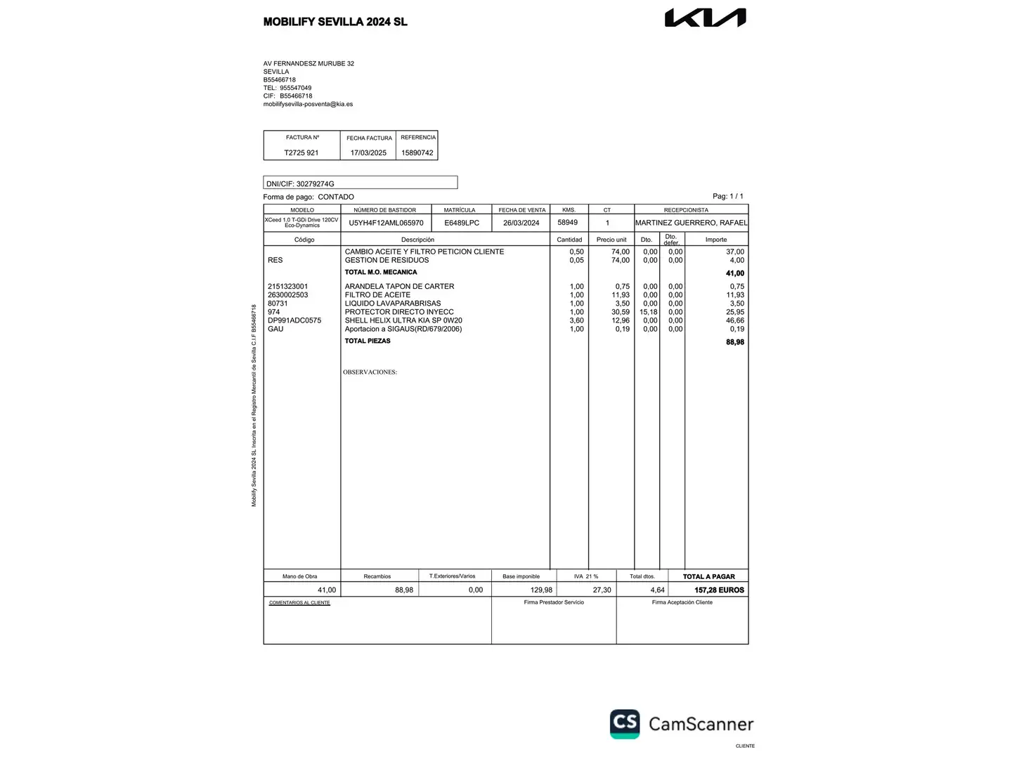 Foto KIA XCeed Kia XCeed 1.0 T-GDi Drive (120 CV)